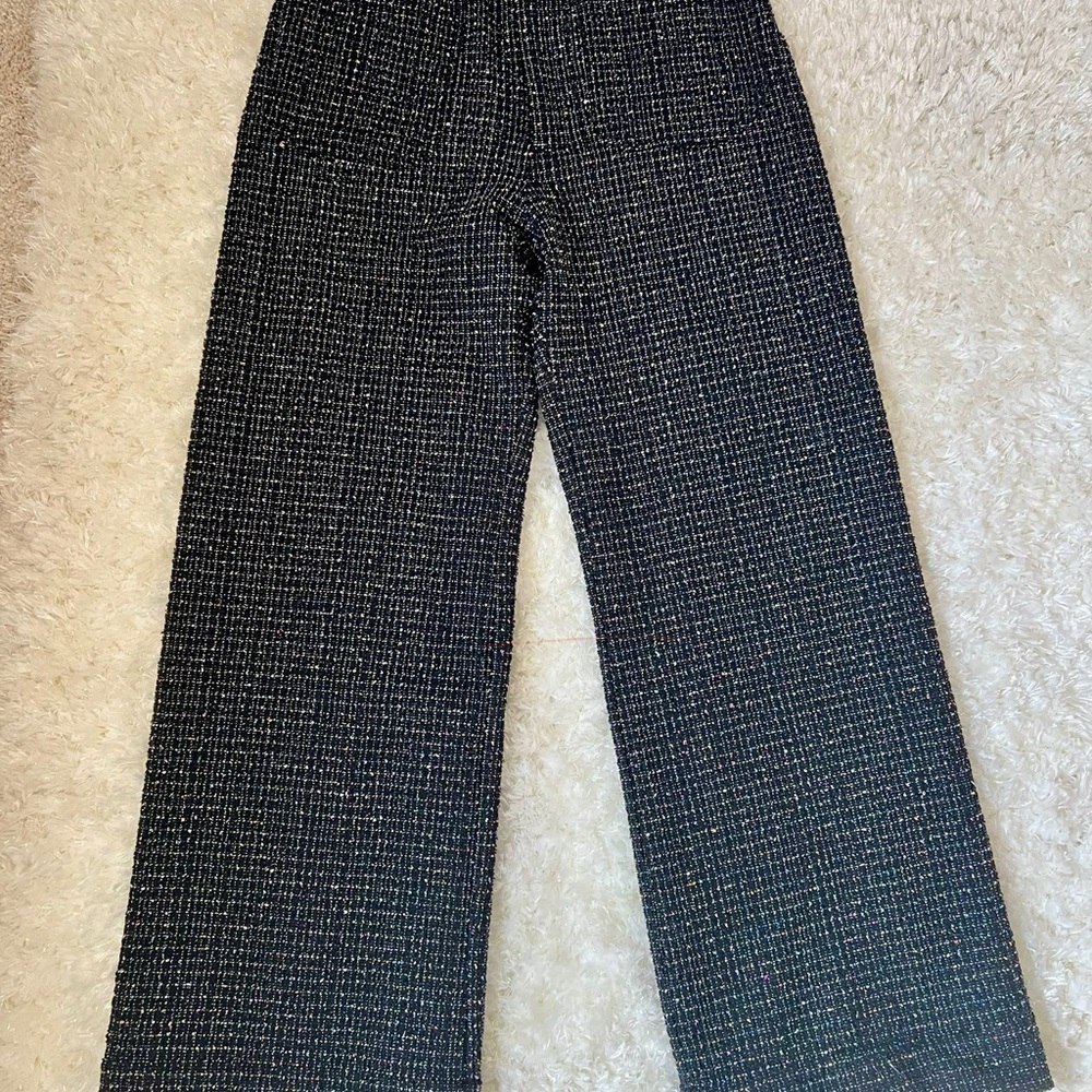 Chanel Black Tweed Pants by Maeve